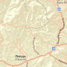 Pikérmi Street Map