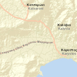 Kárystos Street Map