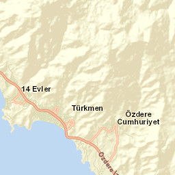 Özdere Street Map