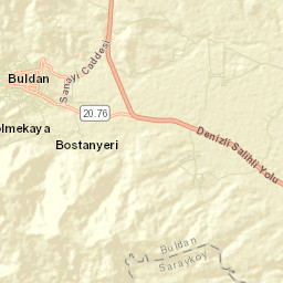 Buldan Street Map