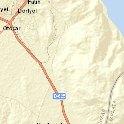 Dinar Street Map