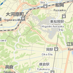 Ōkawara Street Map