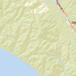 Olema California Street Map