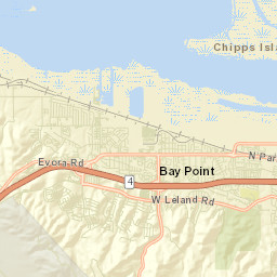 Shore Acres California Street Map