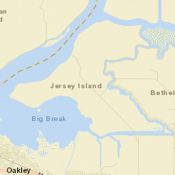 Oakley California Street Map