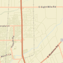 Monada California Street Map