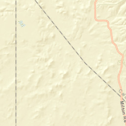 Milton California Street Map