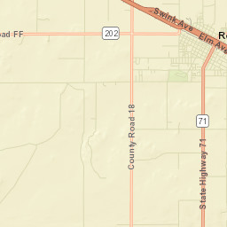 16346-16536 County Road Ff, Rocky Ford Street Map
