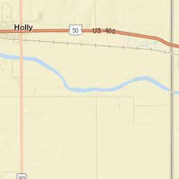 Holly Colorado Street Map