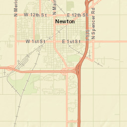 1640-1698 E 1st St Newton KS 67114 Street Map