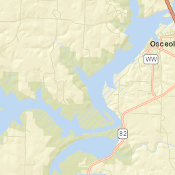 Osceola Street Map