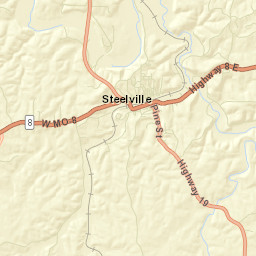 Steelville Street Map