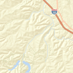 Interstate 55, Ste. Genevieve, MO Street Map