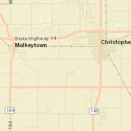 801-899 N Snider St Christopher IL Street Map