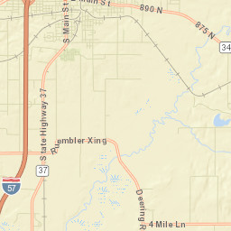 Franklin County Street Map