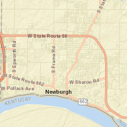 Newburgh Street Map