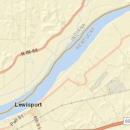 Lewisport Street Map