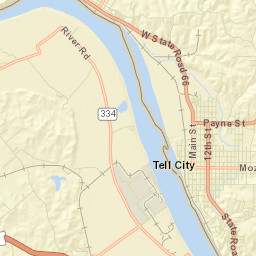Tell City Street Map