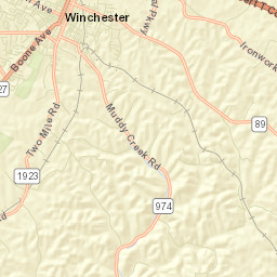 Winchester Street Map