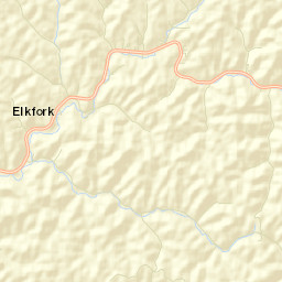 Elkfork Street Map