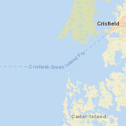 Crisfield Street Map
