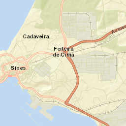 Sines Street Map
