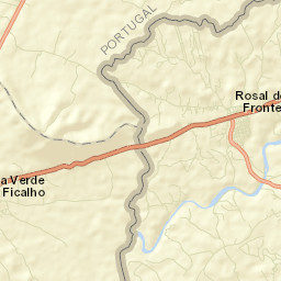 Rosal de la Frontera Street Map