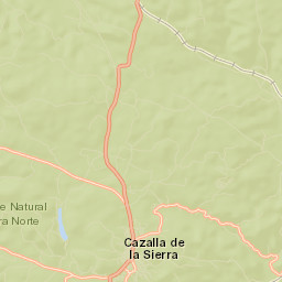 Cazalla de la Sierra Street Map