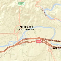 Villafranca de Córdoba Street Map
