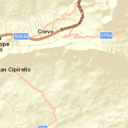 San Giuseppe Jato Street Map