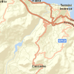 Caccamo Street Map