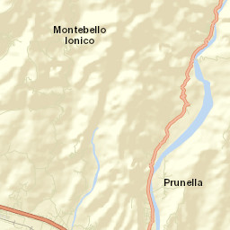 Montebello Jonico Street Map