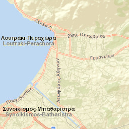 Loutráki Street Map