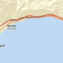 Kinéta Street Map