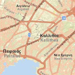 Kallithéa Street Map