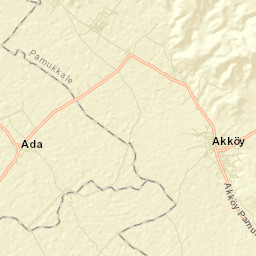 Akköy Street Map
