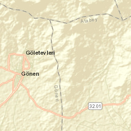 Gönen Street Map