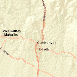 Hüyük Street Map