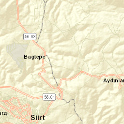 Siirt Street Map