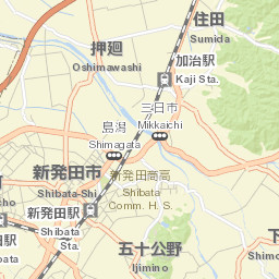 Shibata Street Map