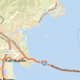 McNears Beach California Street Map