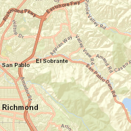 Tara Hills California Street Map