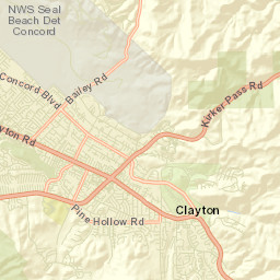 Cowell California Street Map
