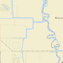 Orwood California Street Map
