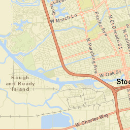 601-649 W Jefferson St Stockton CA Street Map