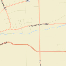 Walthal California Street Map