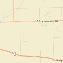 Peters California Street Map