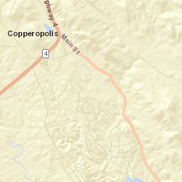 Copperopolis California Street Map