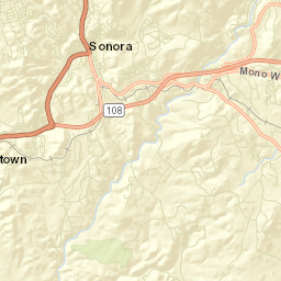 Sonora Knolls California Street Map