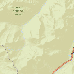 Sneffels Colorado Street Map